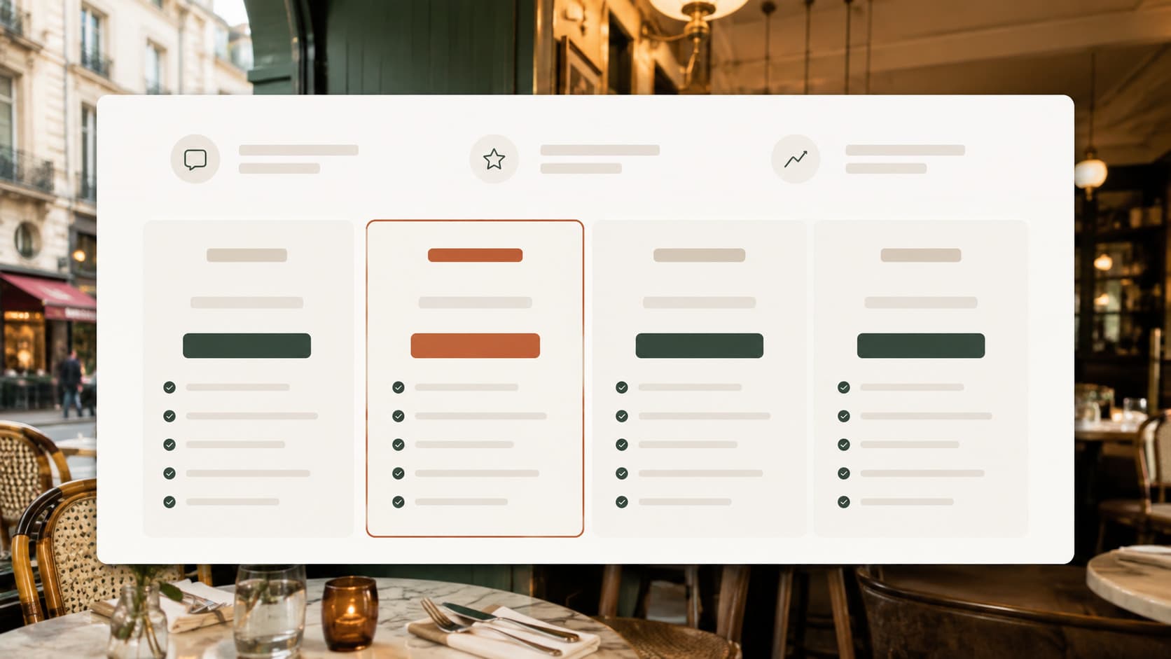 Grille tarifaire de logiciels de gestion d'avis Google pour restaurants